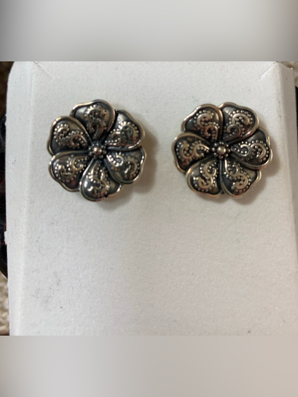 VINTAGE Stirling Silver Uniquely made in Mexico Earrings